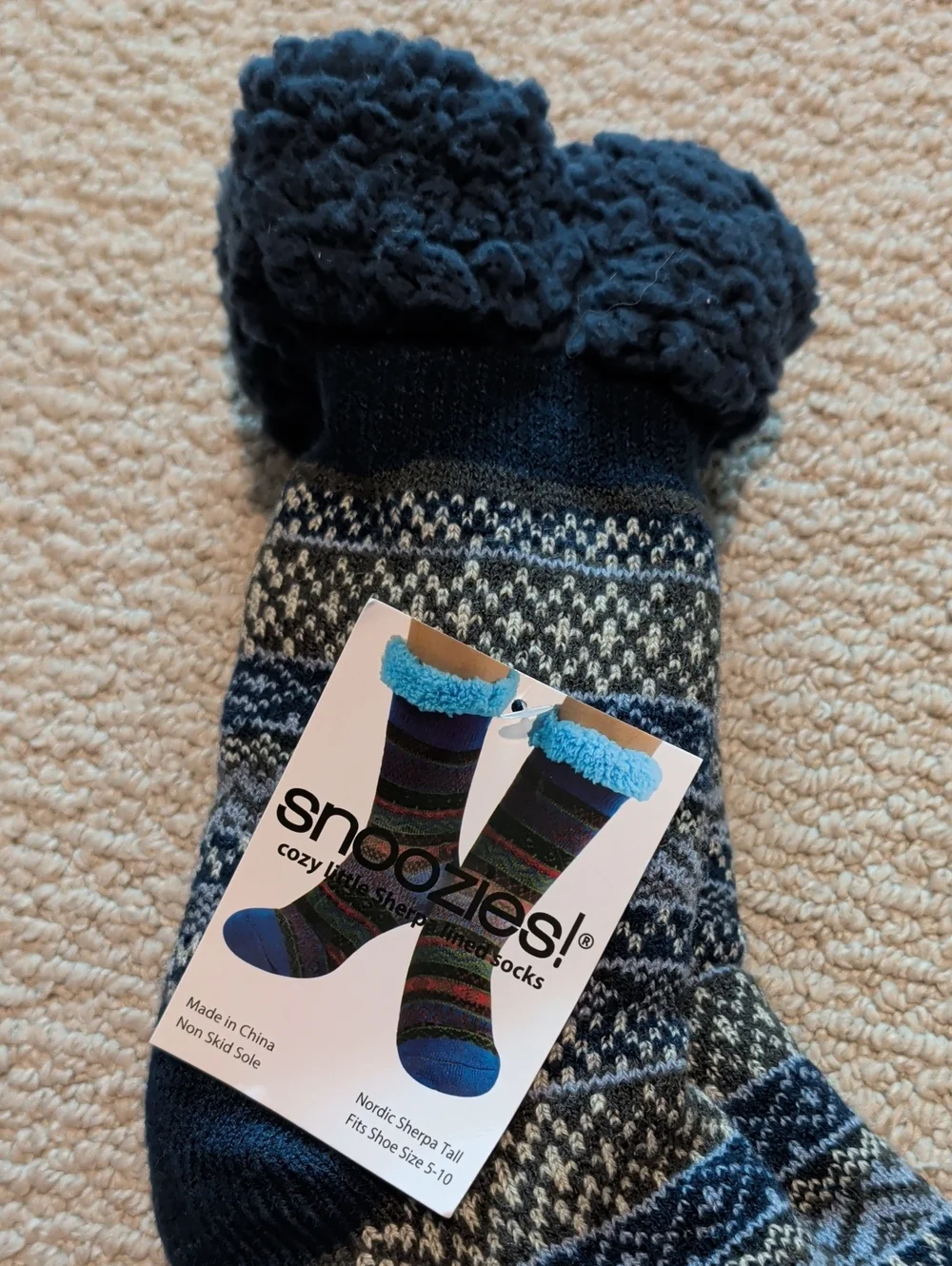 snoozies! men navy